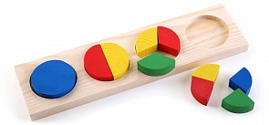 Доска-вкладыш – Геометрия, круг (Томик, 342 ТОМИКsim)